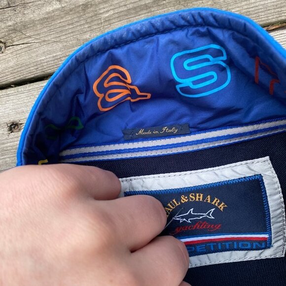 Paul & Shark Yaughting Navy Blue Competition Jacket XL - Picture 9 of 12